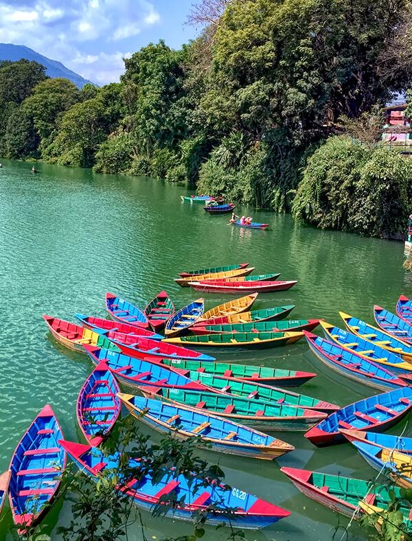 Pokhara Phewa lake